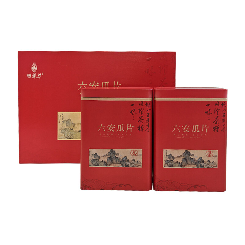六安瓜片1*2红色礼盒500g