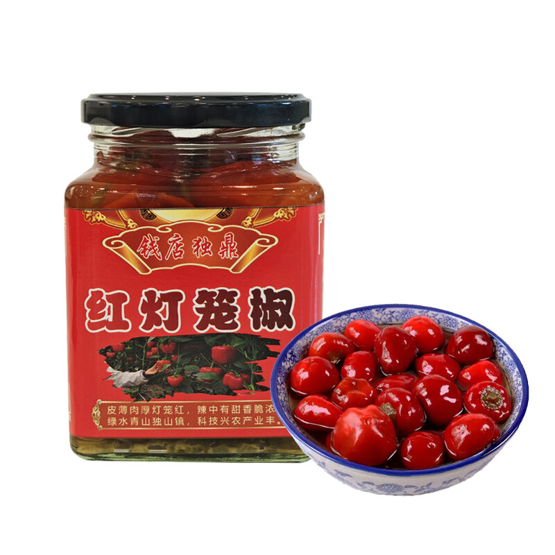 泡红灯笼椒400g/瓶