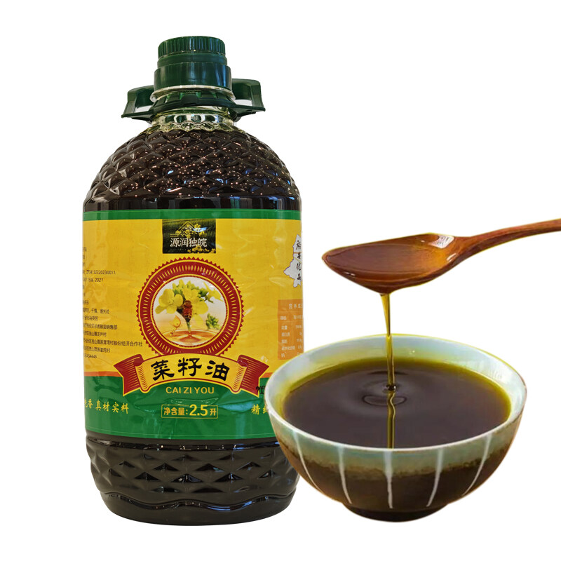 源润独皖菜籽油2.5L/瓶