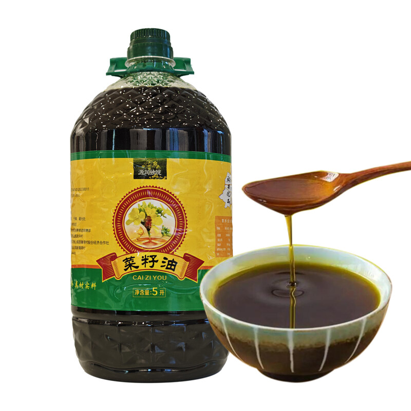 源润独皖菜籽油5L/瓶