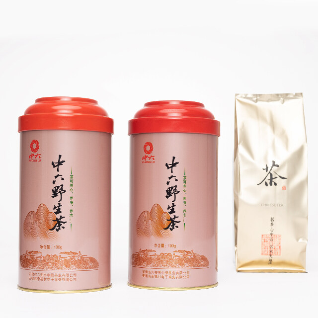 中六茶叶 新茶绿茶 手 野生茶 100g足量家庭装 办公商务装