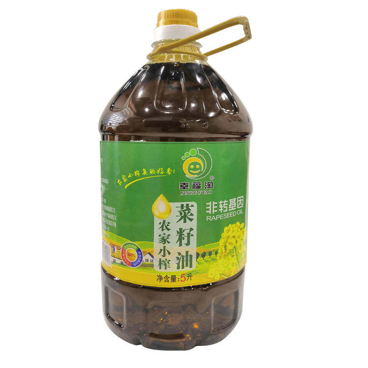 裕安区幸福淘农家小榨菜籽油5L