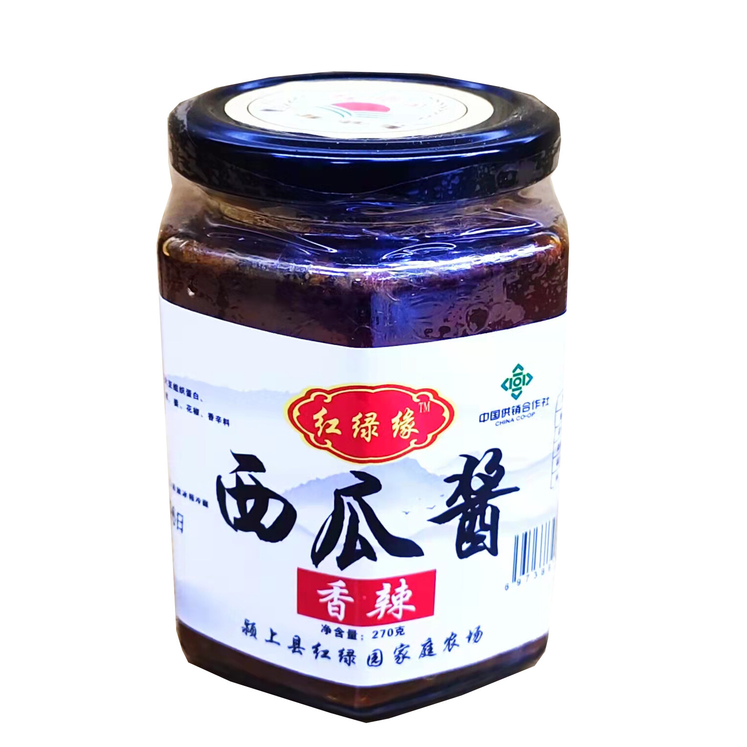 红绿缘牌 西瓜酱 香辣 270g