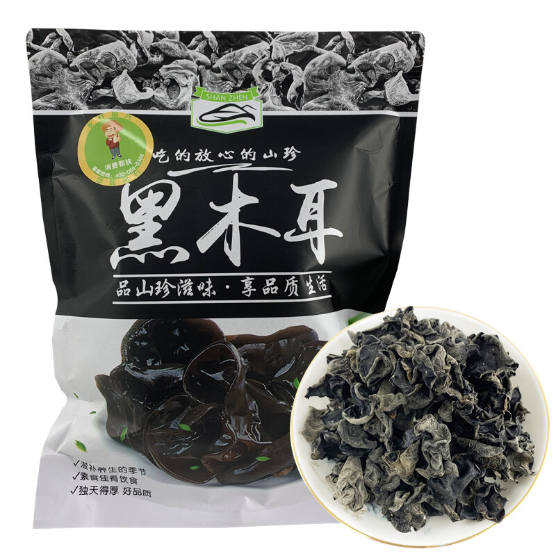 幸福村牌黑木耳干货大别山土特产