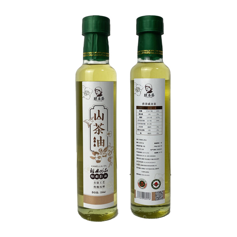 琼婆婆山茶油 250ml/瓶 裕安优品