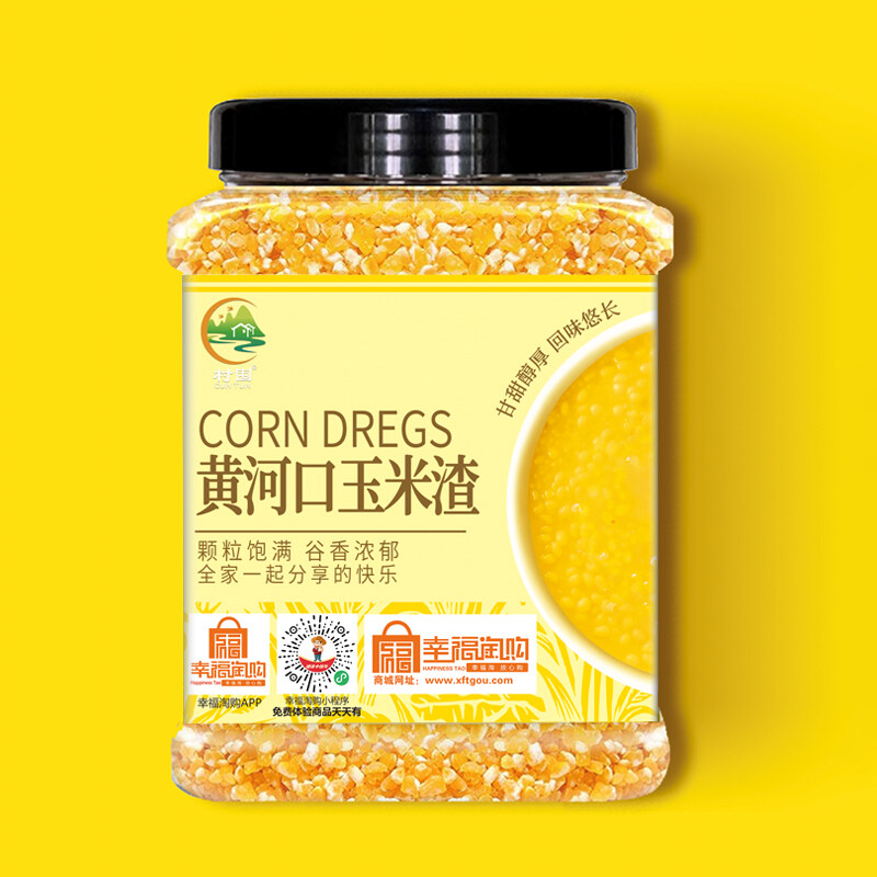 村囤牌黄河口玉米渣1.4kg/罐