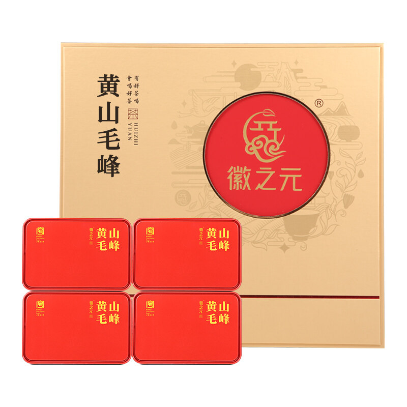 黄山毛峰绿茶 特级一等（徽系列）300g 盒装茶叶