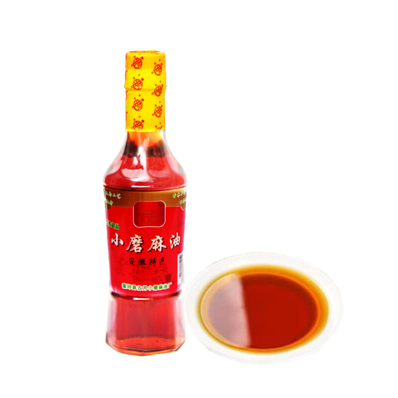 古月牌小磨麻油250ml/瓶传统石磨香油