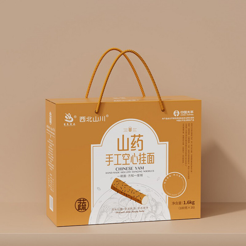 山药手工挂面100g*16盒/提