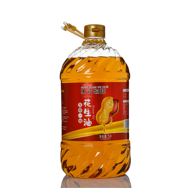 安远县东江物语压榨一级花生油5L/桶