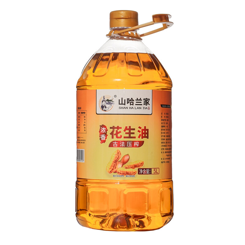 安远县东江物语古法压榨浓香花生油5L