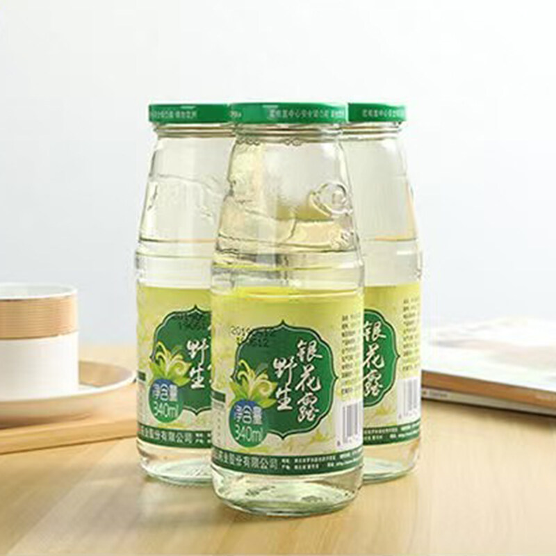 无糖款 野生金银花甘露 340ML*6瓶/箱 大别山植物饮品