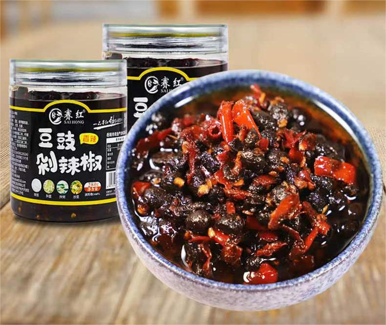赛红 豆豉剁椒280g/瓶