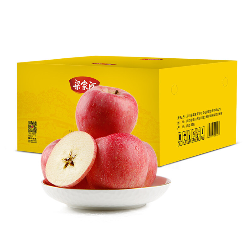 梁家河苹果礼盒24个装