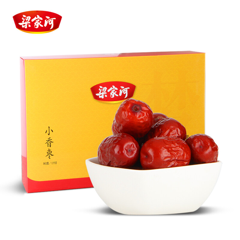 梁家河 陕北特产小香枣 灰枣礼盒节日 礼盒 礼品精品枣礼盒1.2kg