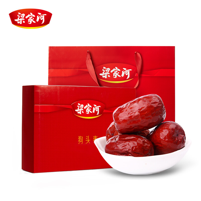 梁家河陕北狗头枣延安枣大枣陕西特产枣子礼盒1200g
