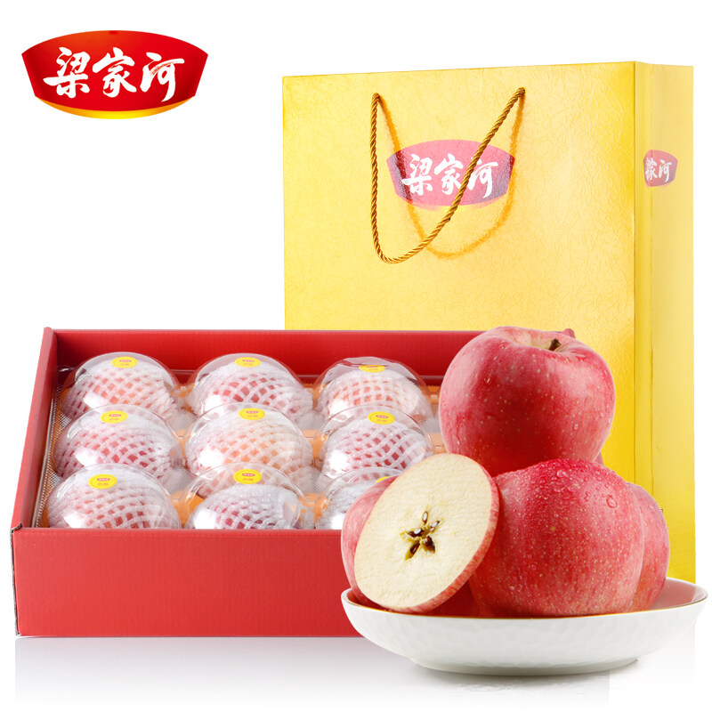 梁家河苹果礼盒12个装
