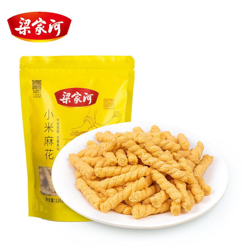 梁家河小米麻花110g