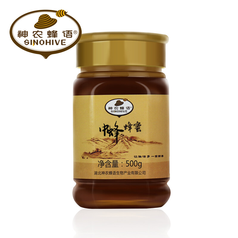 神农蜂语中蜂蜂蜜土蜂蜜500g