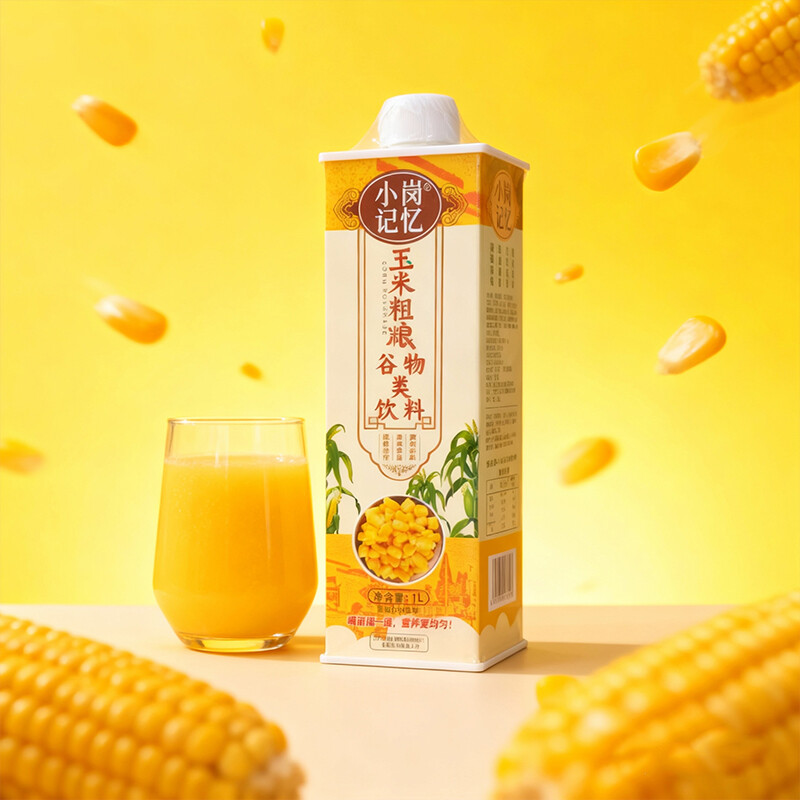 裕安谷物饮料（玉米粗粮）1L*6瓶/箱