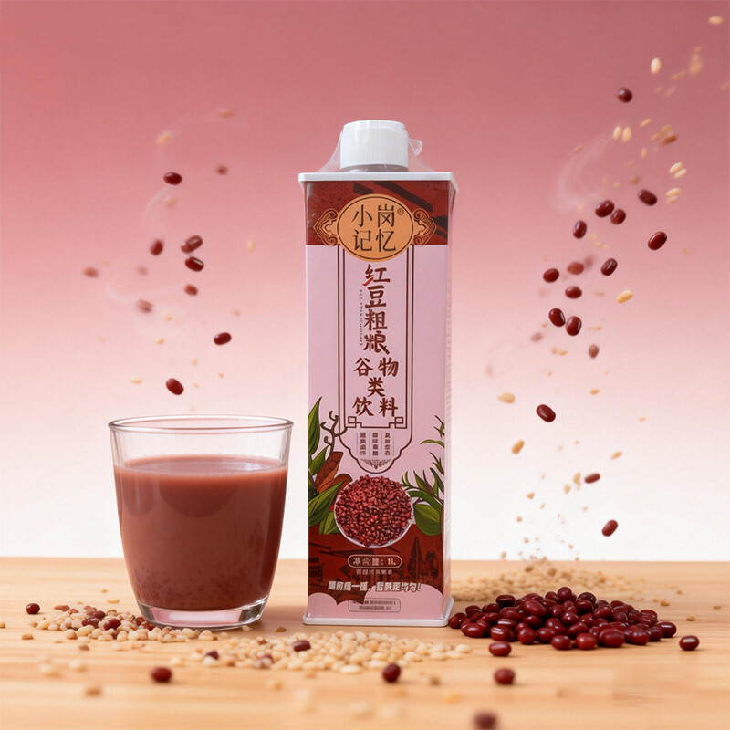 裕安谷物饮料（红豆粗粮）1L*6瓶/箱