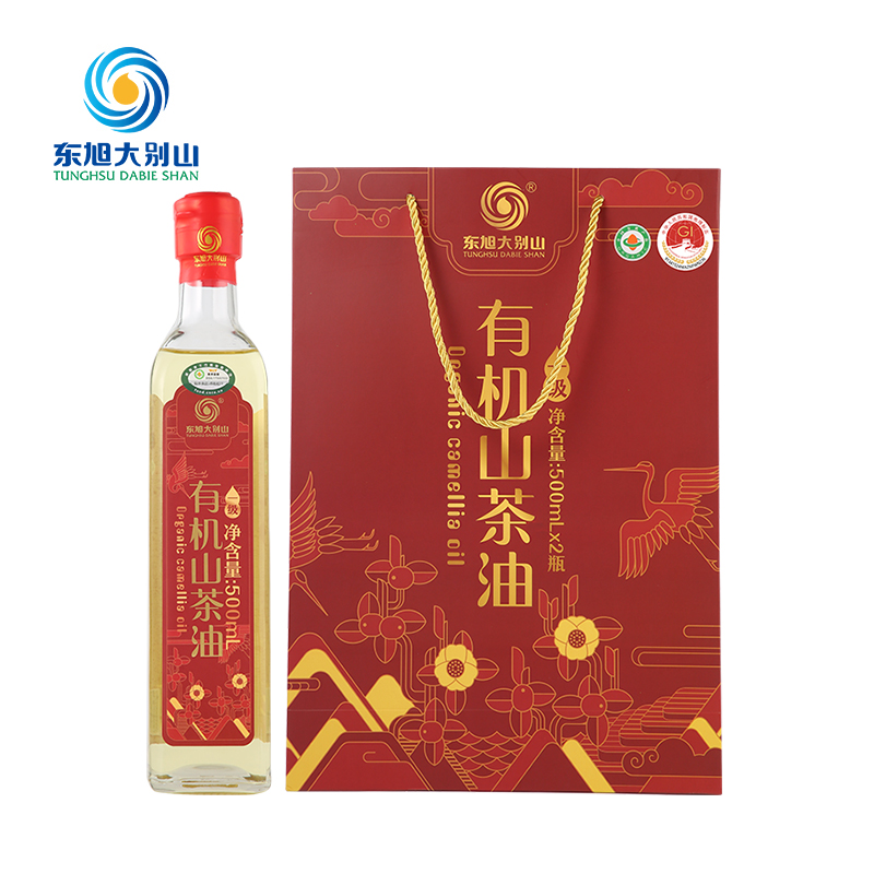 东旭大别山高油酸正宗山茶油四重有机认证纯正山茶油可直接喝的油健康好茶油礼盒