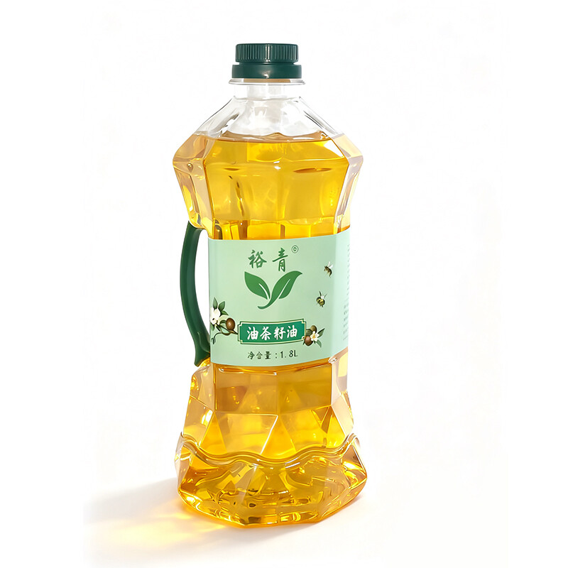 裕青头道一级绿色油茶籽油1.8升/瓶