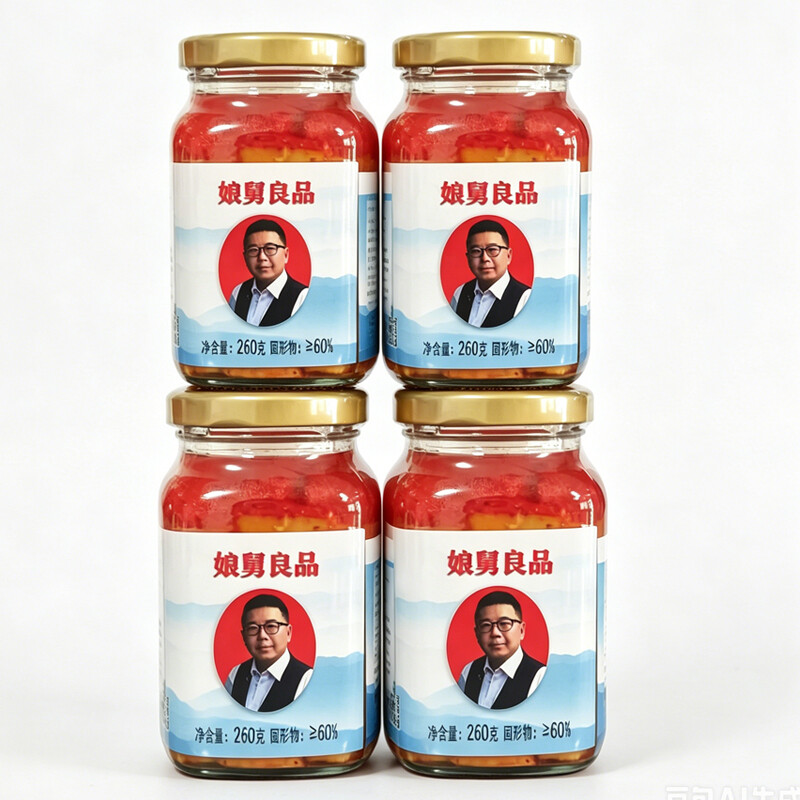 娘舅良品豆腐乳260g*4瓶/箱