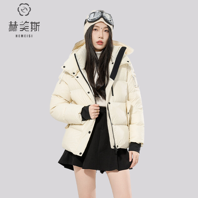 24HL1051女秋冬厚款短款羽绒服