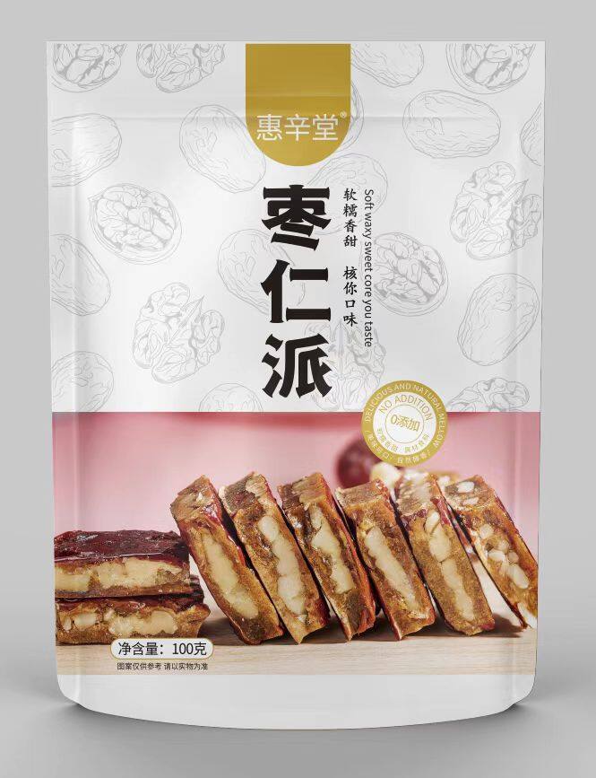 惠辛堂枣仁派100g*5袋+惠辛堂奶枣100g*5袋