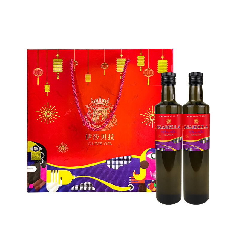 伊莎贝拉 ISABELLA-欢天喜地特级初榨橄榄油500ml*2