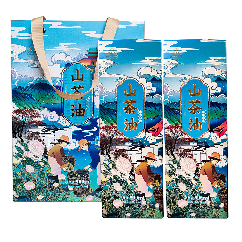 伊莎贝拉&赣久久-金山银山  冷榨一级山茶油500ml*2