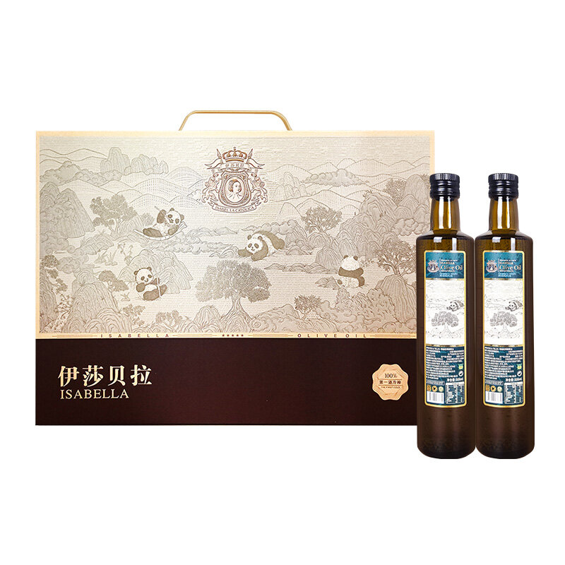 伊莎贝拉 ISABELLA-财圆滚滚特级初榨橄榄油500ml*2-赠品