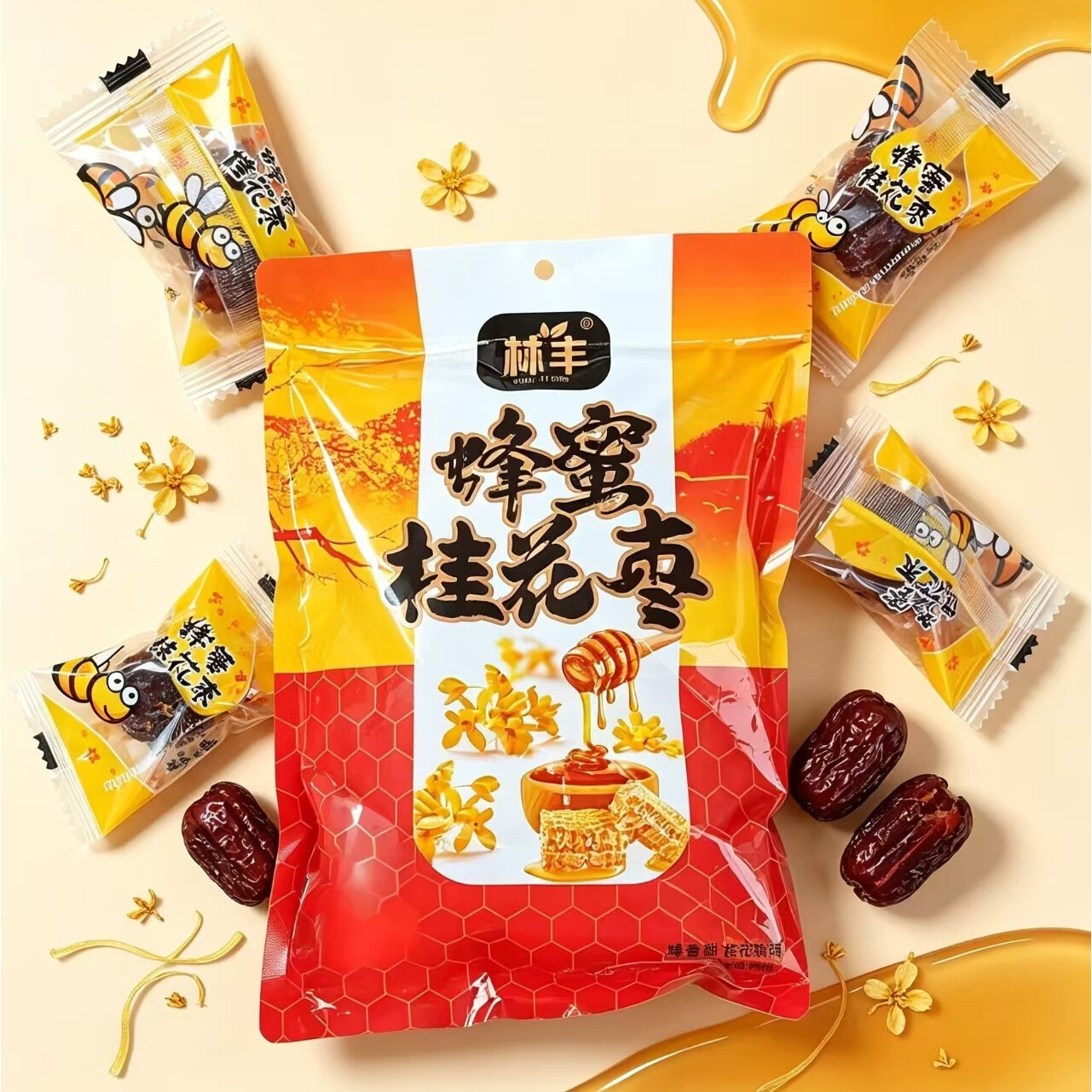 蜂蜜桂花枣 380g/袋