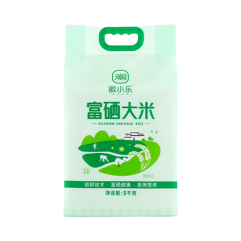 徽小乐富硒大米袋装 5kg/袋  